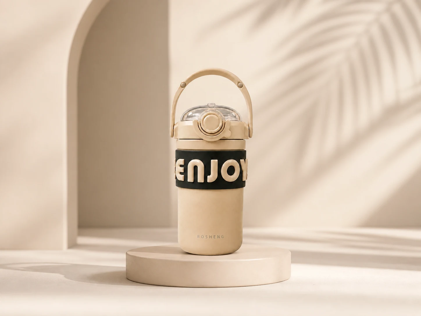 NORI 45 handled thermal bottle in Warm Sand